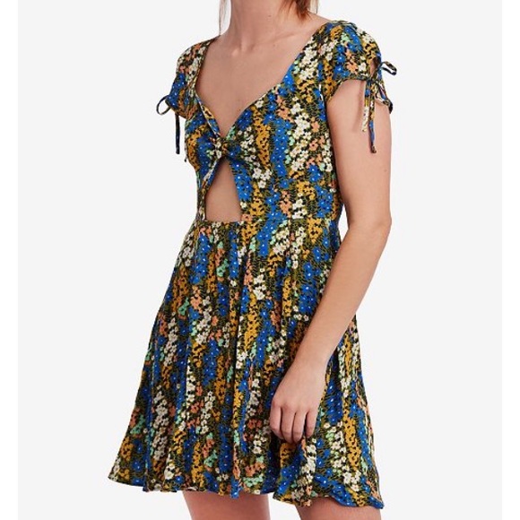 Free People Miss Right Cutout Skater Dress - Picture 5 of 8